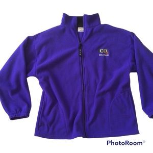 Full Zip Fleece Jacket Colorado Made in USA Unisex L